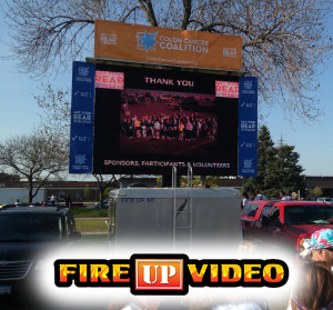 led jumbotron big screen tv rentals for outdoor events in aurora il