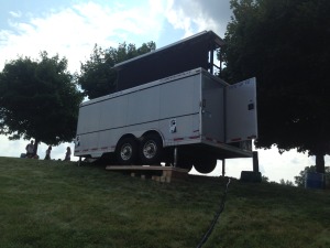 mobile led jumbotron big screen tv video walll for outdoor events for rent