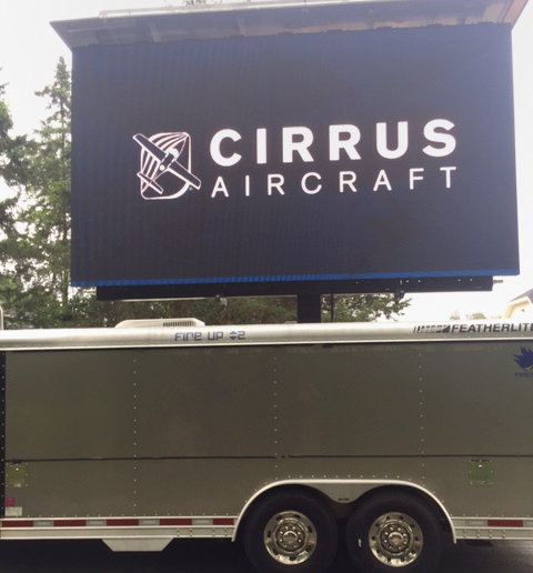 led video board jumbotron big screen rental for outdoor events
