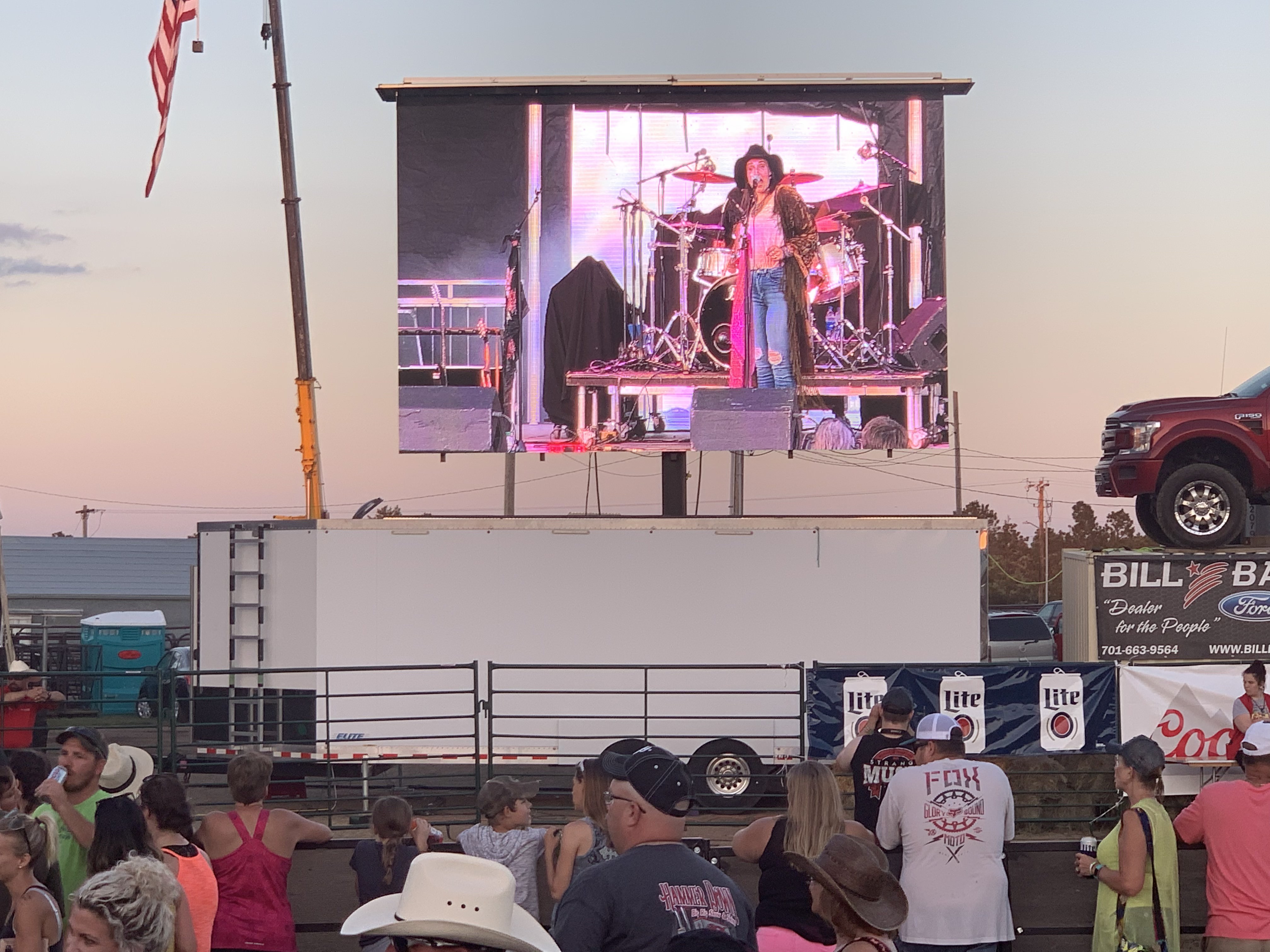 LED jumbotron video wall event rental for Ames, Iowa